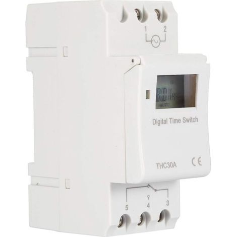 Programmierbarer digitaler Zeitschalter mit LCD-Display, THC 30A 110V – Fei Yu (1/5)