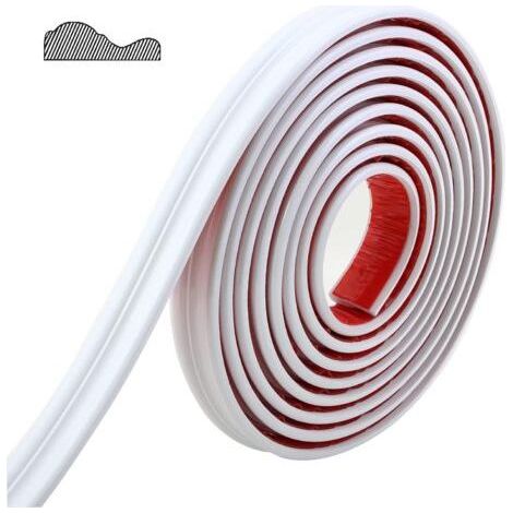 Moulure murale et cimaise Moulage de panneaux auto-adhésifs Peel and Stick Décoration d'intérieur bricolage sur le cadre de miroir de porte d'armoire, 3 m x 32 mm (1/5)