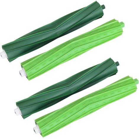 Replacement main brush attachment for iRobot Roomba i7 i7+ / i7 Plus E5 E6 E7 Vacuum cleaner spare parts, 2 pairs of brushes