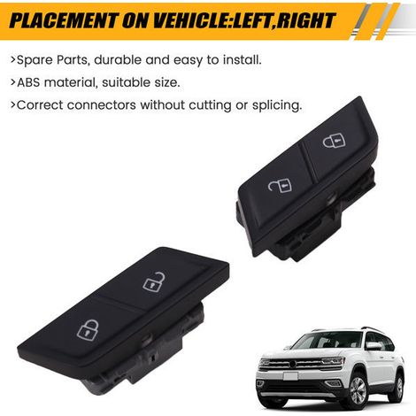 One pair of 3CG962125 and 3CG962126 switches/buttons are suitable for Volkswagen Teramont 17-21 models. (1/5)
