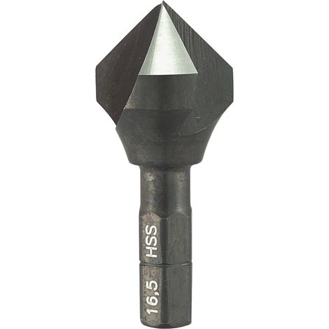 ALPEN Kegelsenker u. Entgratsenker BIT Z=3 90 Grad HSS M3 1/4"Sechskantschaft (1/4)