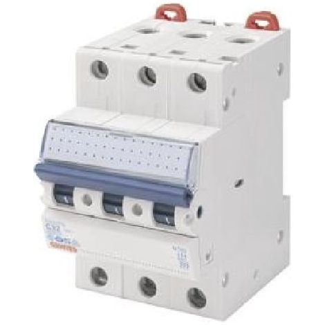 Gewiss - Leitungsschutzschalter (MT 60, 3P CHARAKTERISTIK C 16A, 3 TE) - GW92067