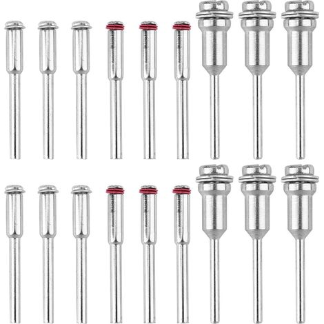 Support de Disque de Roue en Acier 26 Pcs pour Outils Rotatifs, Mandrin à Vis Robuste pour Applications Artisanales et Lapidaires (1/5)