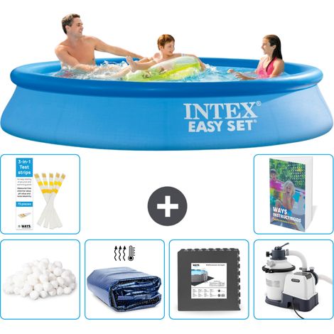 Intex Piscine Easy Set Ronde - 305x61 cm - 7-pièces S31 (1/5)