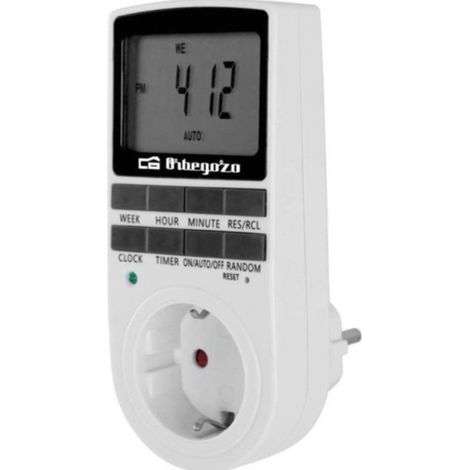Programador de Enchufe Orbegozo PG 25/ Potencia Máxima 3680W (1/8)