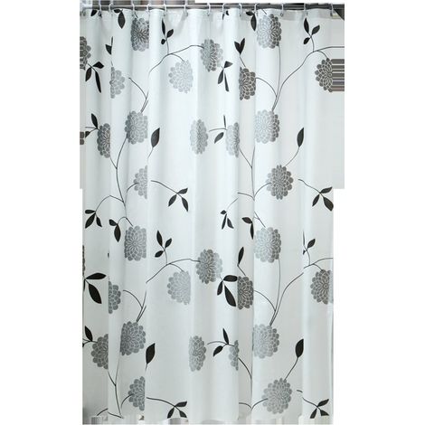 Anti Schimmel Duschvorhang Duschvorhänge Inkl. Ringe Badezimmervorhang Wasserdichter Duschvorhang PEVA Duschvorhang Für Badewanne 240 x 200 cm (1/5)
