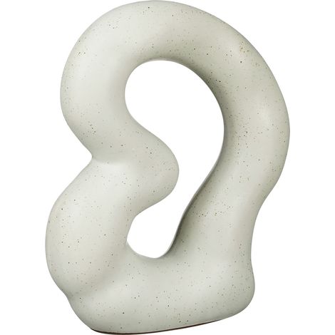 Mica Dekorationsfigur weiß Keramik 23 cm Skulptur