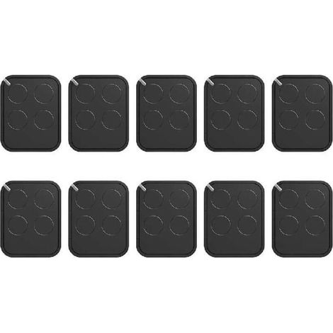 Compatible with NICE Era ON2, ON4 and FLO4RE rolling code garage door remotes, pack of 10 (1/4)