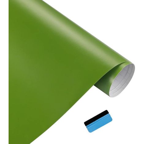 Matte Vinylfolie für Auto & Motorrad, blasenfrei, 30x150cm, Grün (1/5)