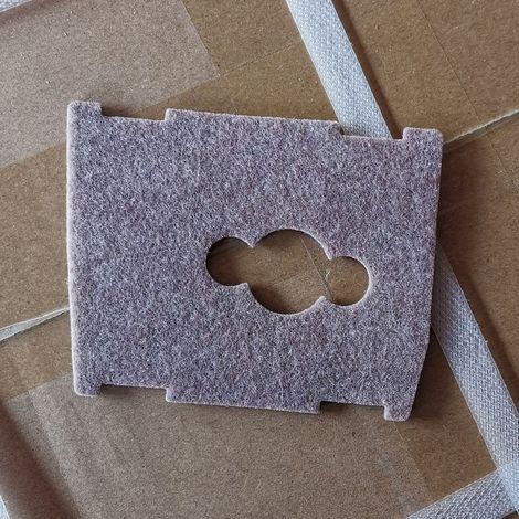 Filtre à air FS360 FS420 FS500 FS550 FS550L 4116 141 0300, élément filtrant en papier, convient aux débroussailleuses Stihl. (1/2)