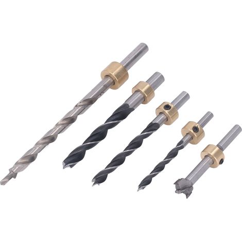 Kit de 5 Mèches à Trous de Poche en Acier Rapide pour Menuiserie (1/5)