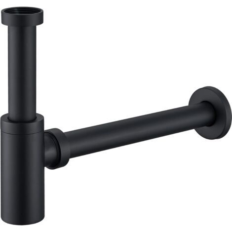 Siphon pour lavabo, bonde standard en acier inoxydable 1 1/4 pouce