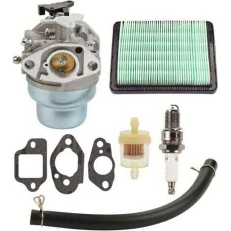 Carburador con junta de bujía, kit de filtro de aire, XU, combustible para Honda GCV160 GCV160A GCV160LA HRB216 HRS216 HRR216 HRT216 HRZ216- - (1/4)