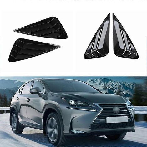 Passend für Lexus NX 200/300h (Baujahre 2015–2018): Dekorative Abdeckung für die Heckklappenjalousie – Mattschwarz