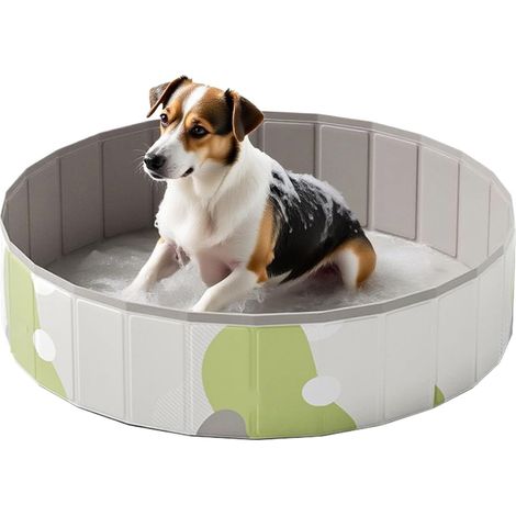Piscine Pliable - Bassin pour Chien Animal de Compagnie - Rangement Facile (1/5)