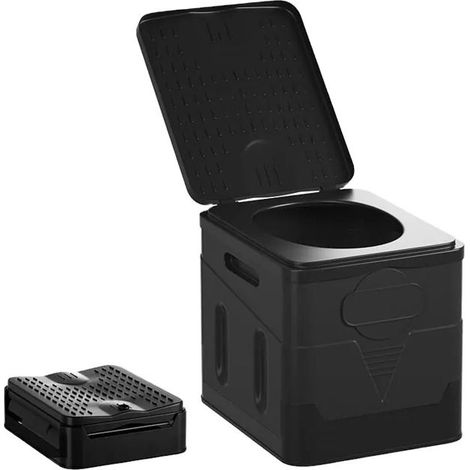 Toilette Portable, Toilette Camping Pliable, WC Aucun Chimique Portable, Adaptées Au Camping en Plein air, , Aux Embouteillages-20L (1/5)