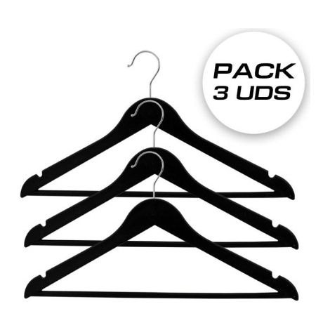 Perchas de plástico pack 3uds - blanco, LOGUI (1/3)