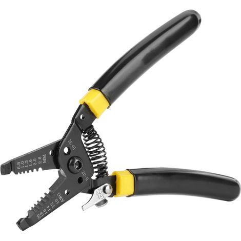 Pince multifonction coupe-câble et dénude-fil 0,8-2,6 mm AWG 10-20, outil de dénudage et coupe pour électricien (1/5)