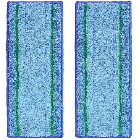 Lot de 2 lingettes de rechange pour robot laveur de sols iRobot Braava Jet M6. Accessoires : lingettes lavables. (1/5)