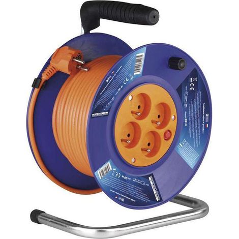 Emos Srotolatore di cavo arancione 30 metri 2300 W