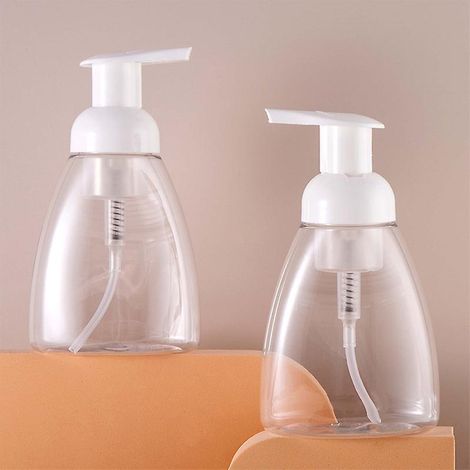 2 Pcs Pompe Moussante Savon/shampoing/lotion 220 Ml (1/5)