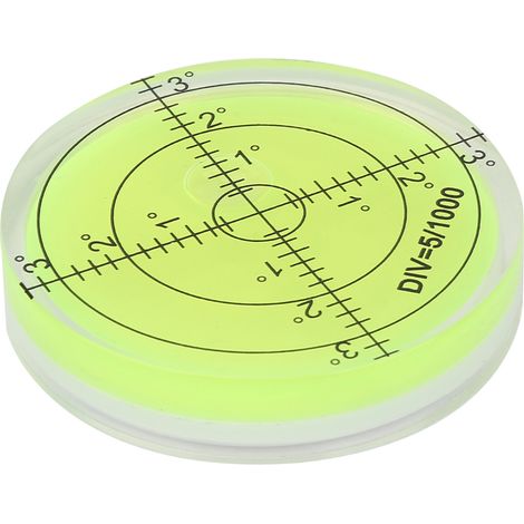 Runde Wasserwaage mit Skala, 60 mm Durchmesser, Messwerkzeug für Kameraplattformen (1/5)