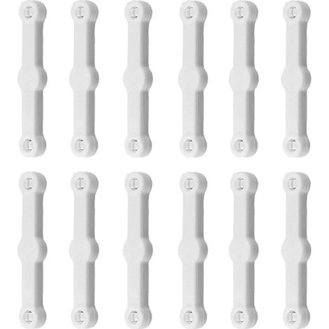 12 Pièces Bandes De Fixation De Moustiquaire Anti-Moustique, Support De Moustiquaire De Fenêtre Pratique, Clip De Moustiquaire De Fenêtre Sans Perforation, Filets Anti-Insectes (1/5)