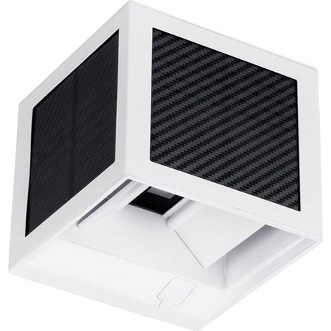 V-TAC VT-408CCT-W 24295 Applique solaire extérieure avec détecteur de mouvement LED 9 W blanc (1/4)