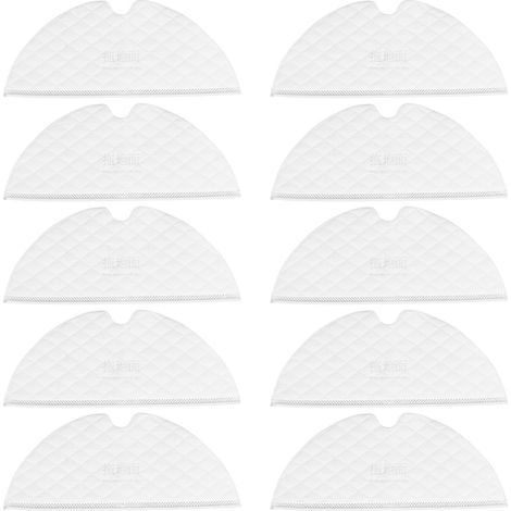10 Pièces Patins de Balayage Remplacement Lavables Robot Xiaomi Mijia F9 1C (1/5)