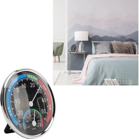 G101 Innenthermometer und Hygrometer für Gewächshäuser, Schwarz (1/5)