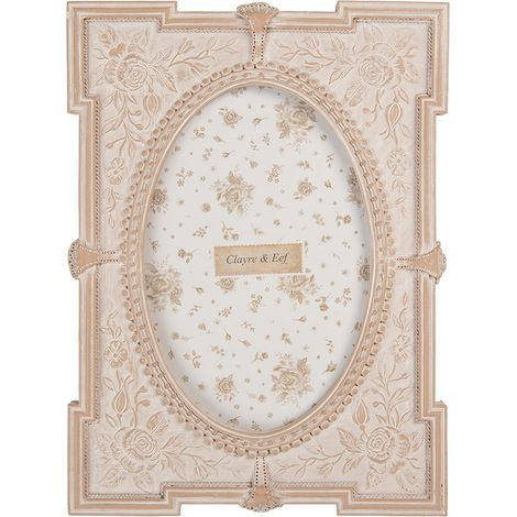 Cadre photo pour photo 10x15 cm en plastique rose - Décoration intérieure 15x2x21 cm - PANGIVO (1/2)