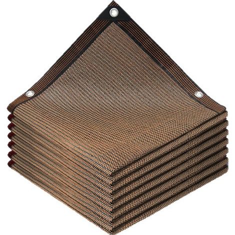 Filet anti-soleil 3x5m, marron, résistant, pour balcon, jardin et terrasse (1/5)