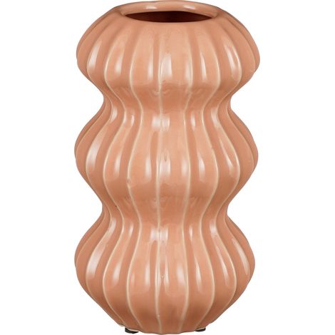 Mica Vase Pippa rosa aus Keramik 23 cm Vase