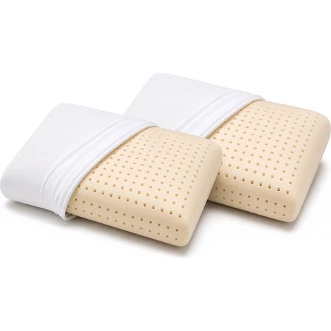 Set 2 Guanciale Memory Foam Forato Ergonomico 72x42 cm - H 15 cm  Sostegno Medio Dormidea Classico Air (1/5)