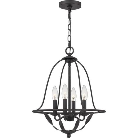 Elstead Quoizel Bradbury Lustre Multi Bras Frêne Gris (1/5)
