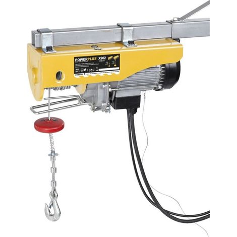 Palan électrique 1050w 300/600kg powx902 powerplus (1/4)