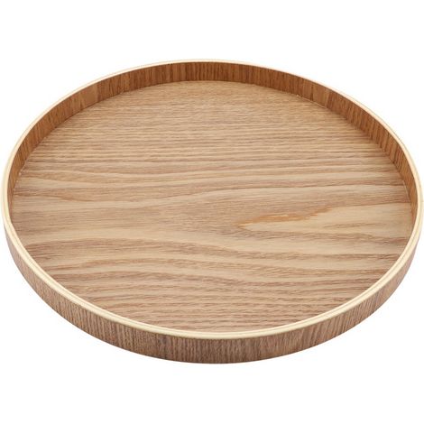 Plateau en bois pour service thé, fruits, bonbons, décoration maison, assiette de présentation. (1/5)