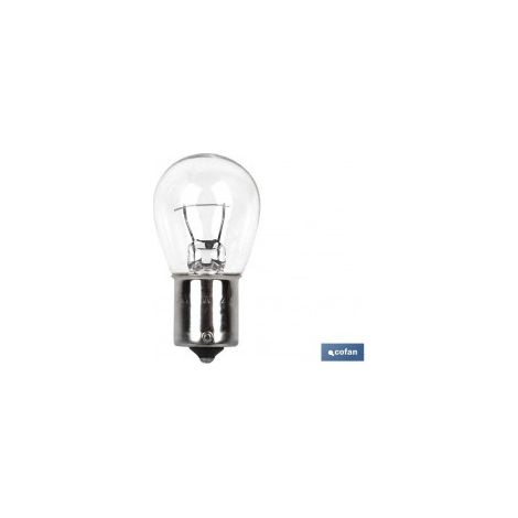 Pack mit 10 P21W BA15s 12V Lampen mit klarem Glas