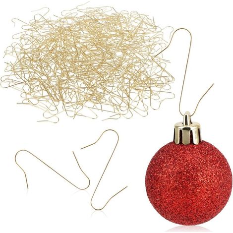 300x Weihnachtsbaumschmuckhaken - Doppelhaken für Weihnachtsbaumschmuck