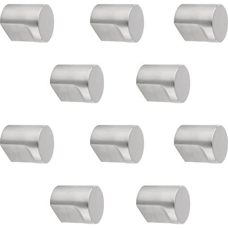 10er Pack - Möbelknopf EK11 Ø 25 mm Edelstahl gebürstet Möbelknauf von SOTECH (1/5)