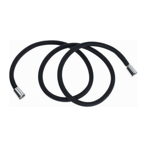 Tubo Doccia Flessibile 1.8metri Nero Opaco 180cm Bagno Laccio Doccetta Box 87288 (1/2)