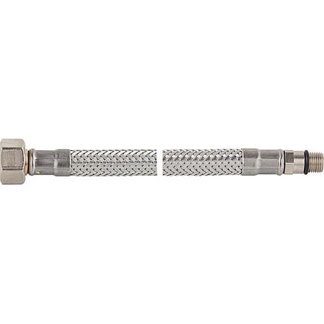 Tuyau flexible de raccord ecrou chapeau 3/8" x M 10, KTW-A 350 mm, nipple filete male court (1/3)