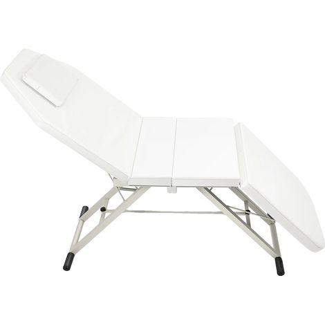 Camilla de masaje con respaldo ajustable, diseño plegable, apta para diferentes tipos de cuerpo, no requiere montaje y cuenta con una cómoda superficie de PU. (1/5)