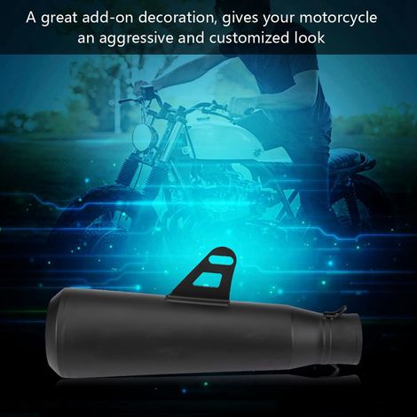 Pot d'échappement universel de 51 mm, modèle 1, compatible avec les motos Kawasaki, Honda, Yamaha et autres. (1/5)