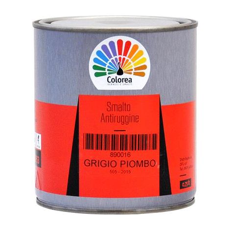 Smalto Antiruggine 'Colorea' Lt. 0,750 Testa Di Moro Cf. 6 Pz (1/2)