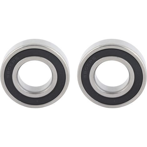 2 roulements à billes à gorge profonde, diamètre intérieur 30 mm, diamètre extérieur 62 mm, épaisseur 16 mm, joint en caoutchouc, roulements 6206RS à double blindage. (1/5)