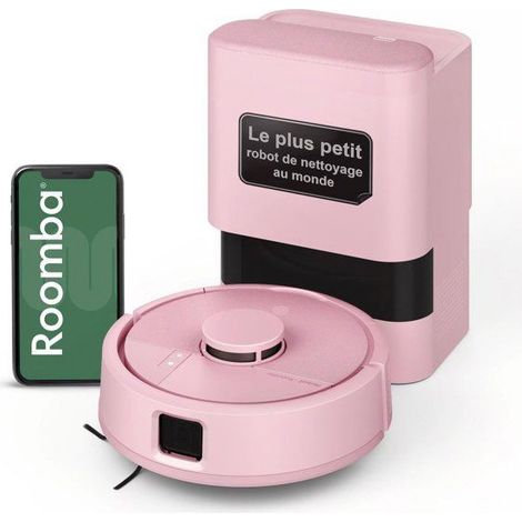 iRobot Roomba Mini Rose - Aspirapolvere Robot Lavante + Base AutoEmpty - 7000 Pa - Sacco per la polvere (stazione) 2,5 L (1/4)