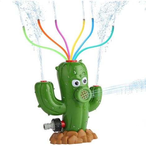 Jeux Exterieur Enfant, Jeu d'eau Sprinkler Jouets d'arrosage Rotation à 360° Jardin Extérieur Jouets Arroseurs pour Enfan 3-12 Ans (1/5)