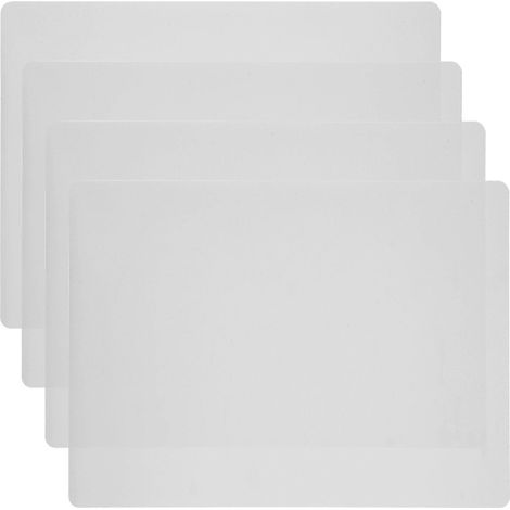 Lot de 4 sets de table en silicone anti-brûlure pour comptoir et table de cuisine (1/5)