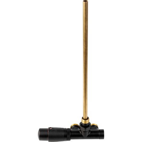 Valx Universal-Einloch-Winkelverbinder L50 schwarz für Heizkörper